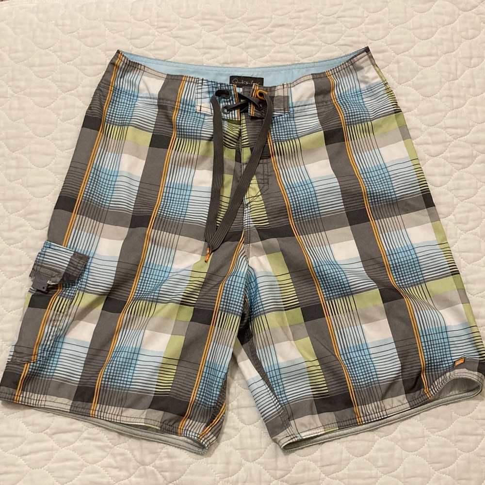 Quiksilver Multicolor Plaid Men's Shorts